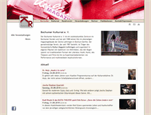 Tablet Screenshot of kulturrat-bochum.de